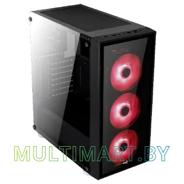 Корпус AeroCool Quartz Red
